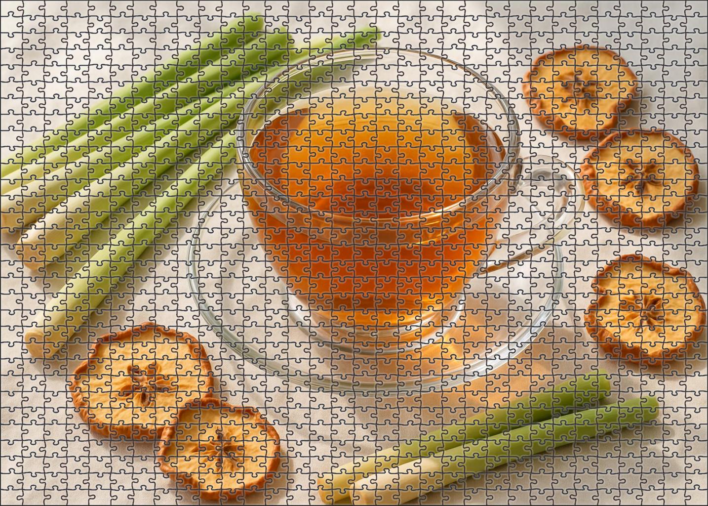 Herbal Sunrise Infusion 500 Piece Puzzle