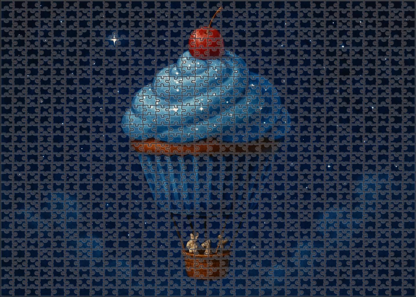 Midnight Cupcake Airship Puzzle Challenge