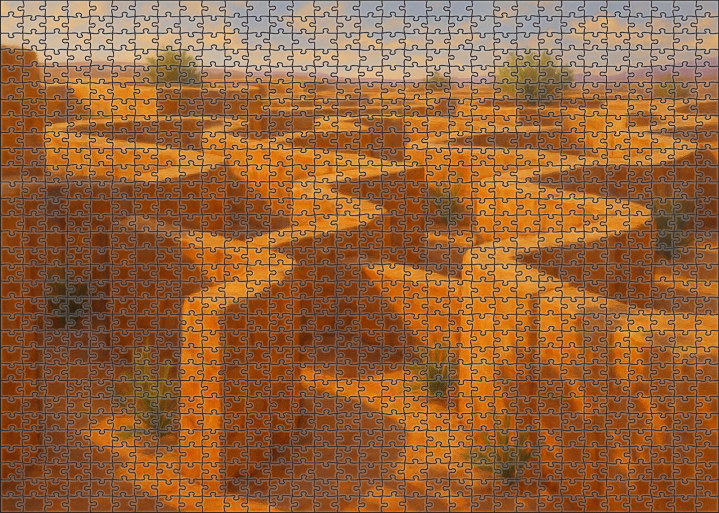Whispering Sandstone Labyrinth 300 Piece Puzzle