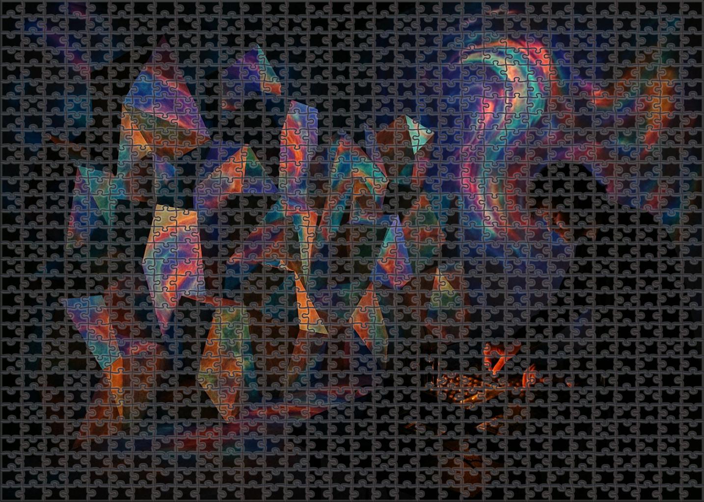 Experimental Sound Collage Avant-garde Music And Visual Fusion Puzzle Challenge