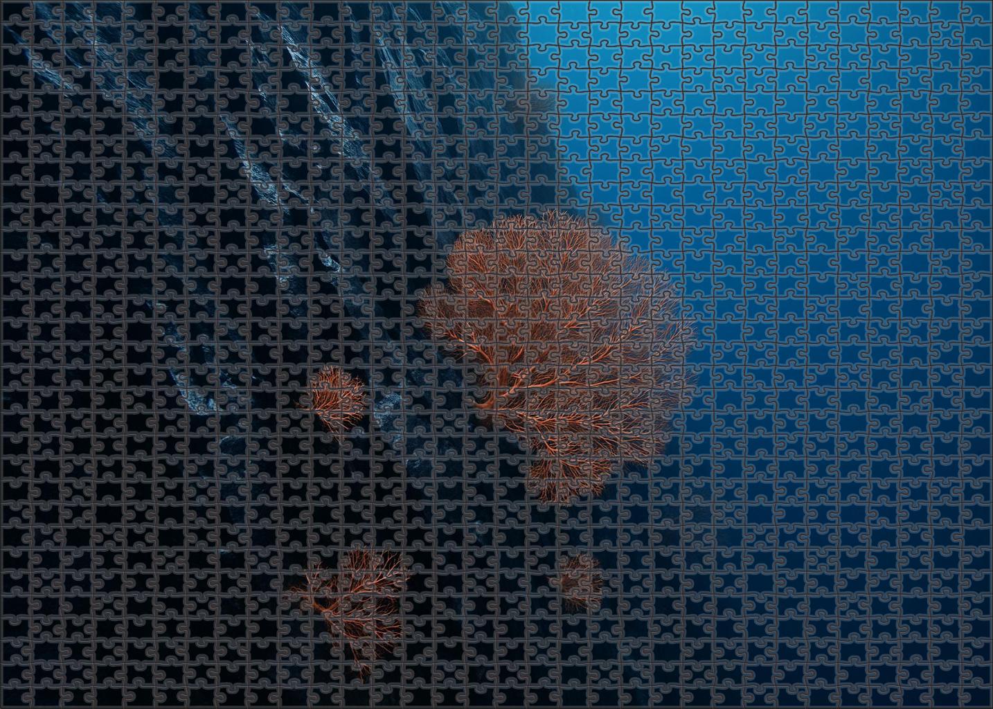 Obsidian Cliff Face Custom Jigsaw Puzzle