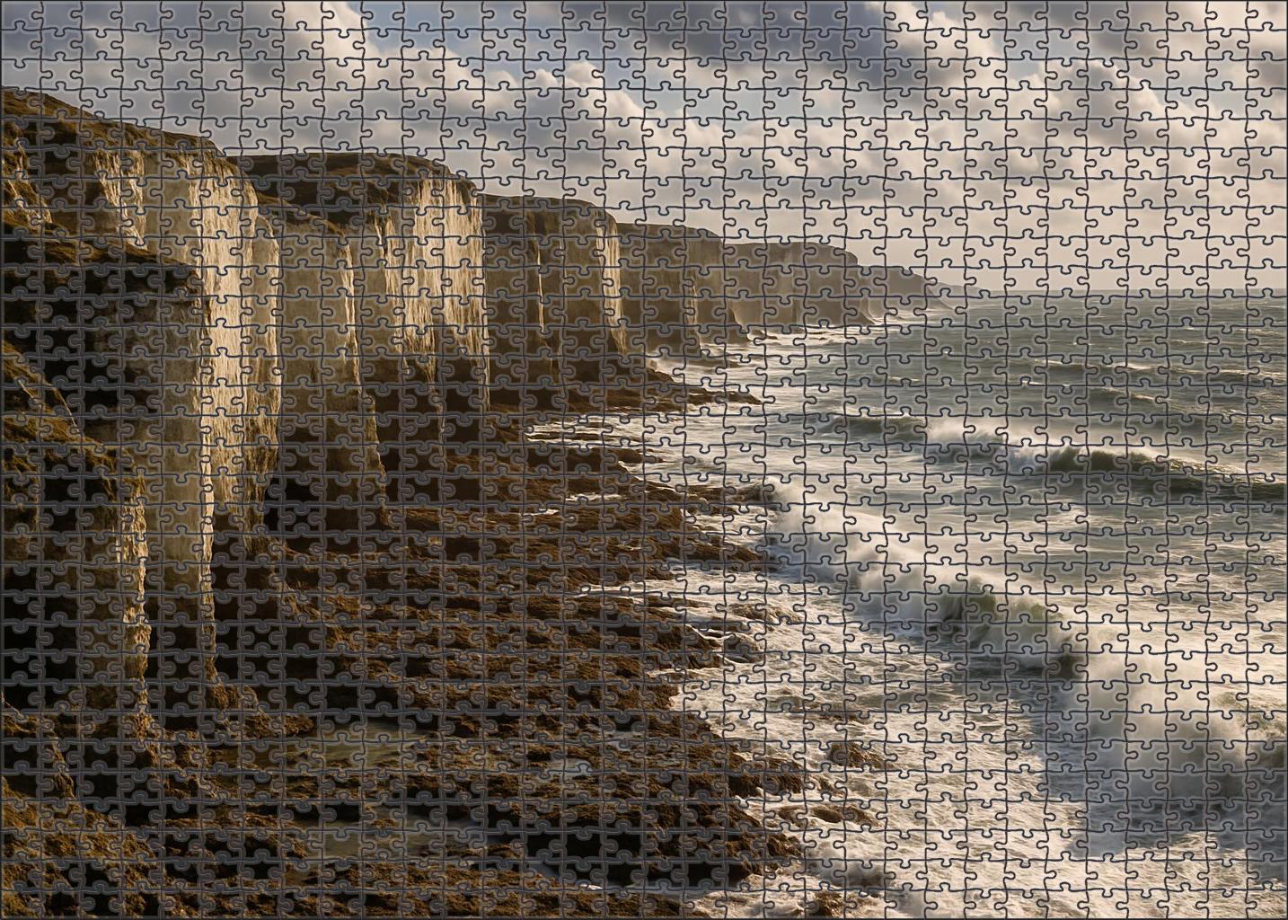 Whispering Cliffs Shore Puzzle For Adults
