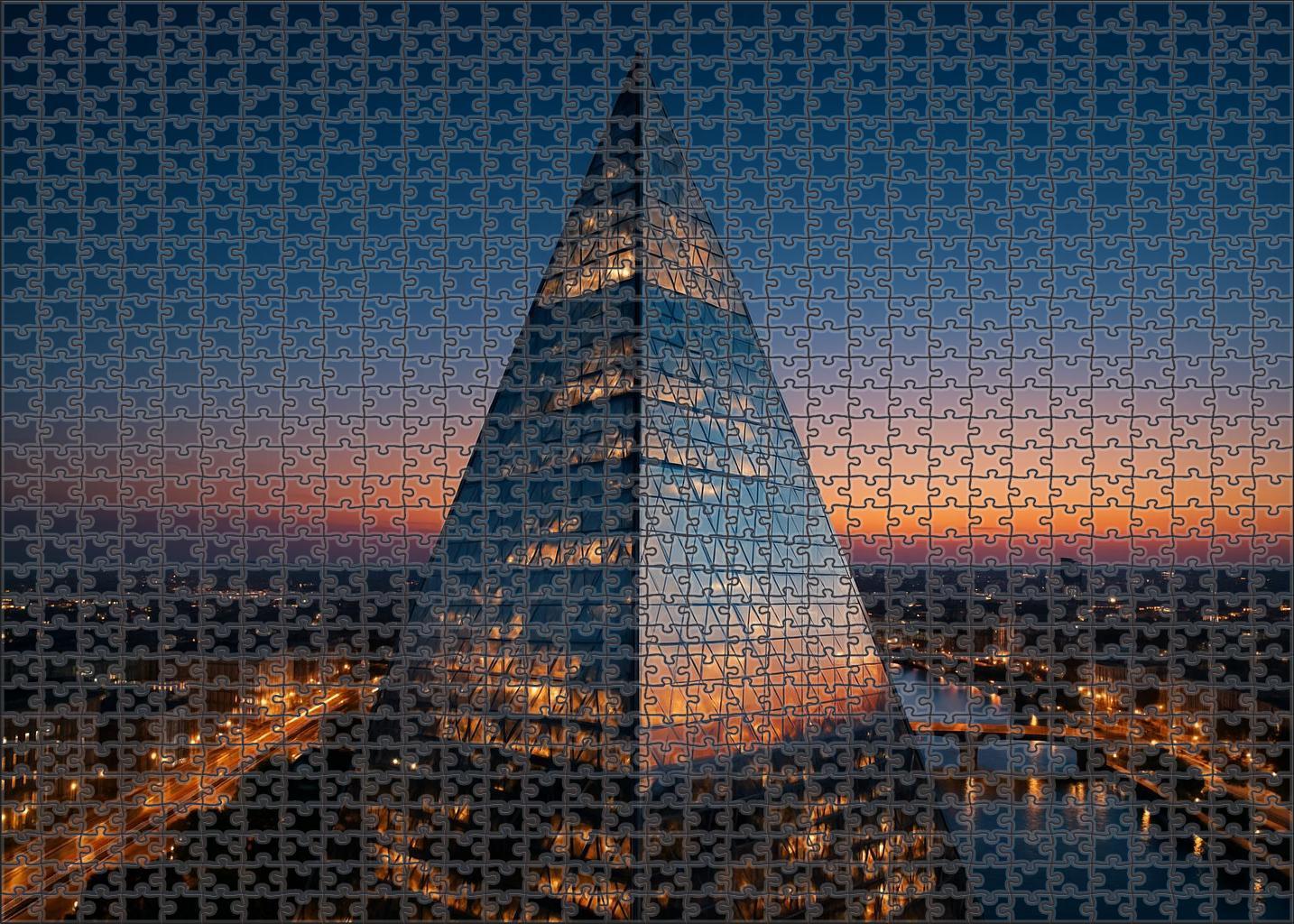 The Shard London England Recognized By 6535 Globally As The Tallest Western European Skyscraper Custom Jigsaw Puzzle