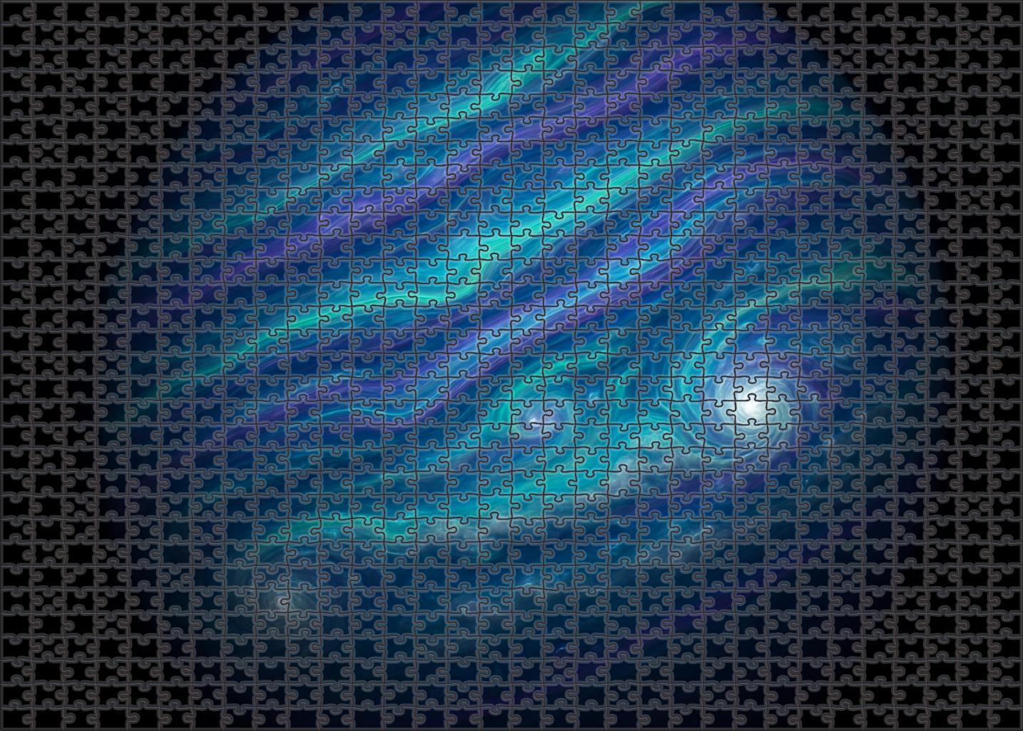 Iridescent Jet Stream Bands 100 Piece Puzzle