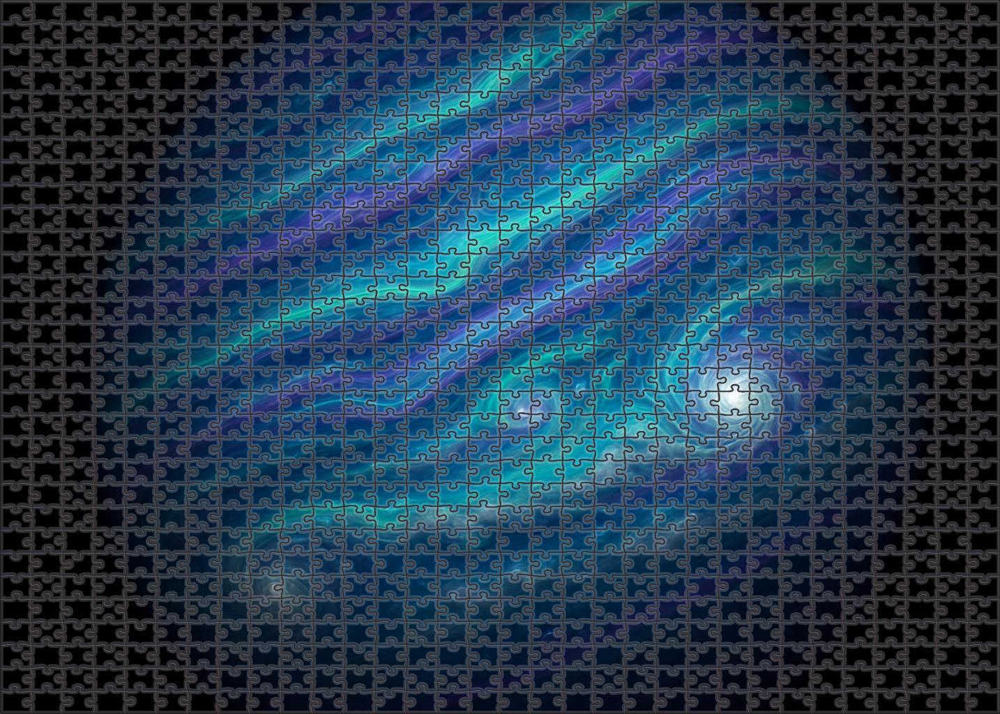 Iridescent Jet Stream Bands 100 Piece Puzzle