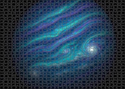 Iridescent Jet Stream Bands 100 Piece Puzzle