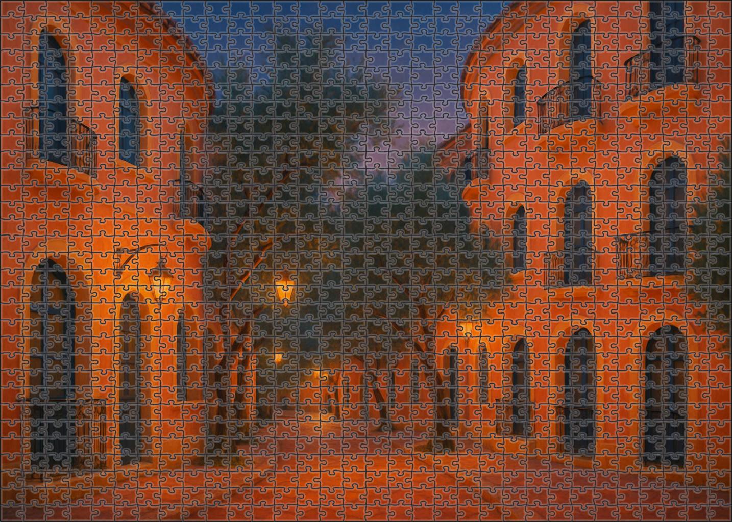 Coral Crescent 20 Piece Puzzle