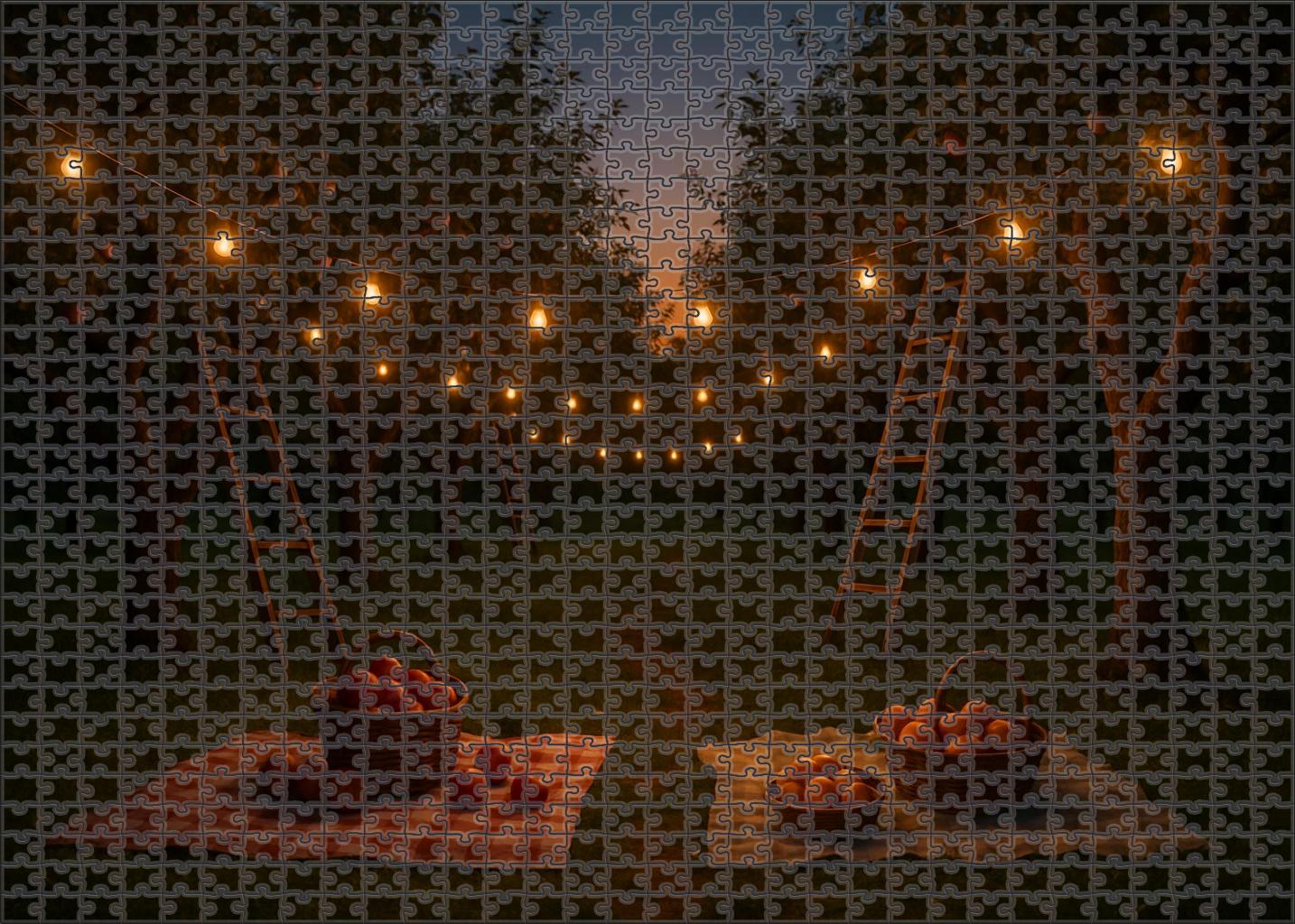 Amber Evening Orchard 200 Piece Puzzle
