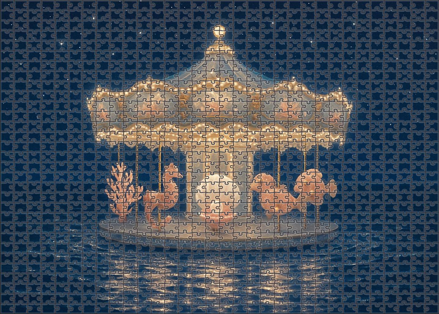 Carousel Of The Celestial Sea 200 Piece Puzzle