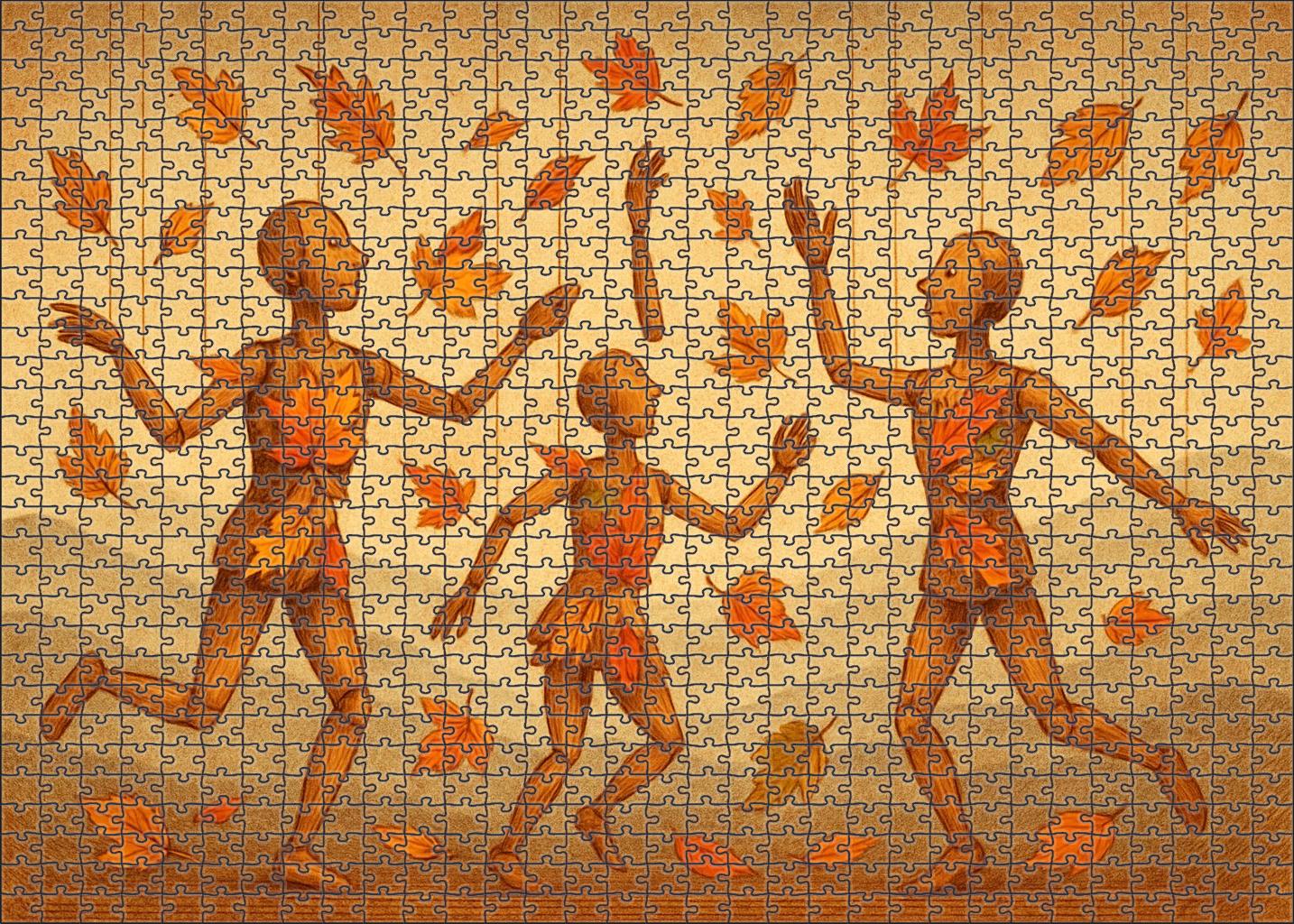 Marionettes Of The Autumn Breeze 50 Piece Puzzle