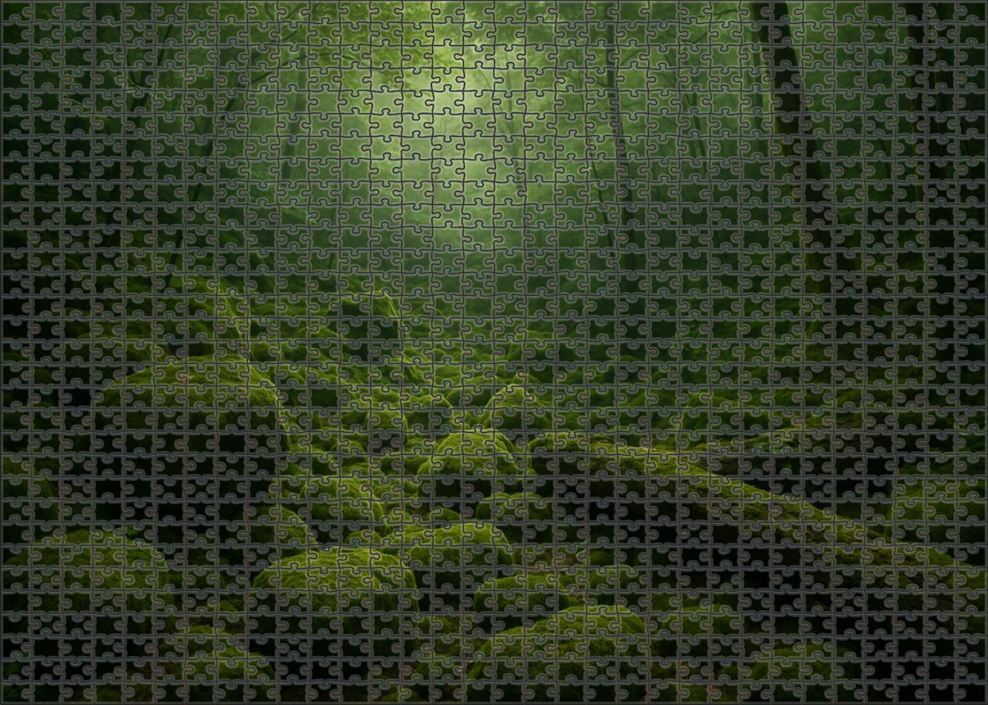 Quiet Moss Dell Unique Puzzle Design
