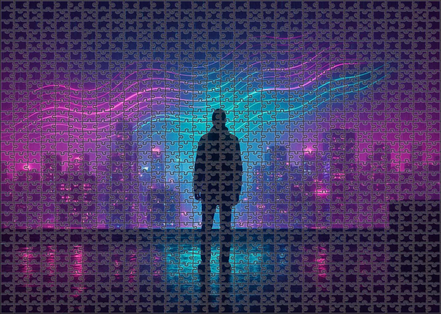 Synth-pop Nightscape Dreamy Electronic Music With Urban Chic Puzzle Fun