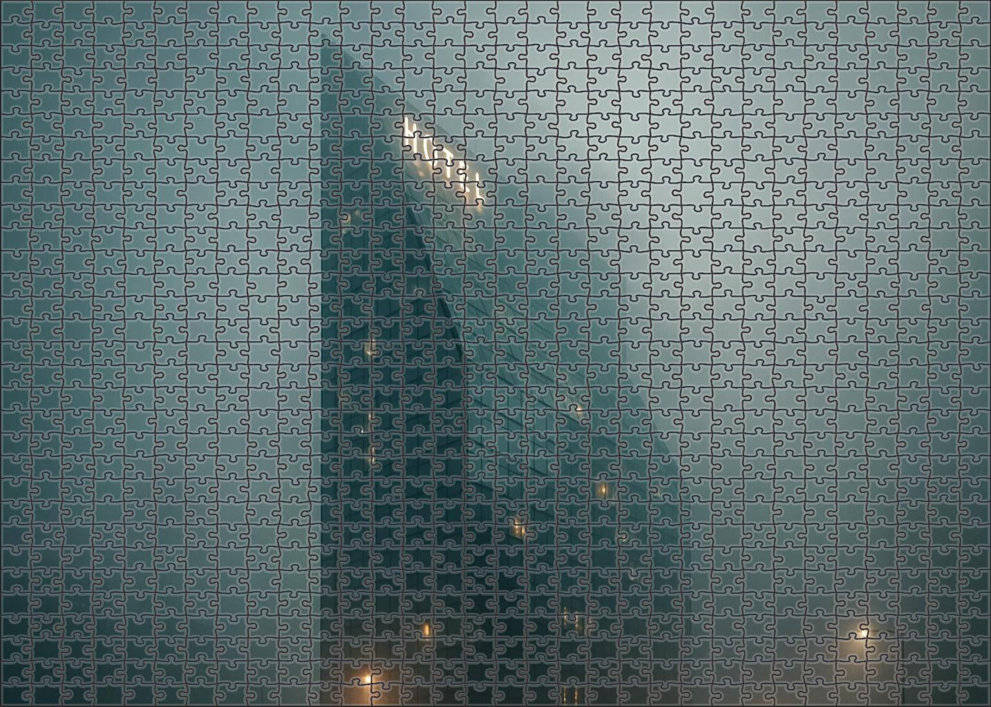 Ryugyong Hotel Pyongyang North Korea Recognized By 4590 Globally As An Imposing Pyramid-shaped Skyscraper Unique Puzzle Design