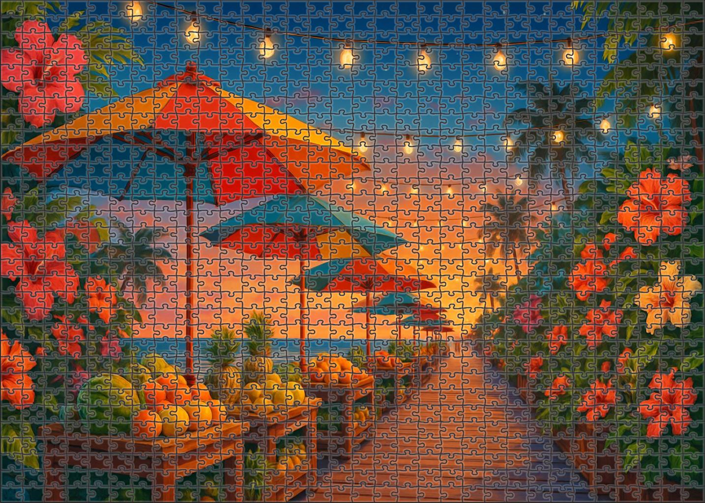 Seaside Summer Revelry Puzzle For Adults