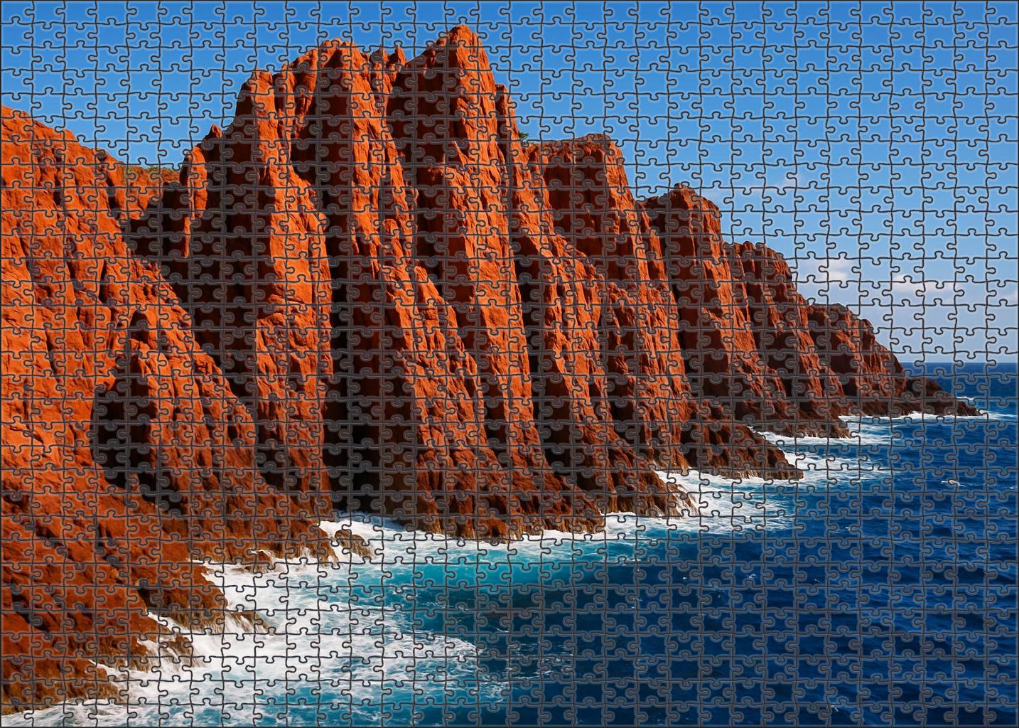 Crimson Cliff Cove 20 Piece Puzzle
