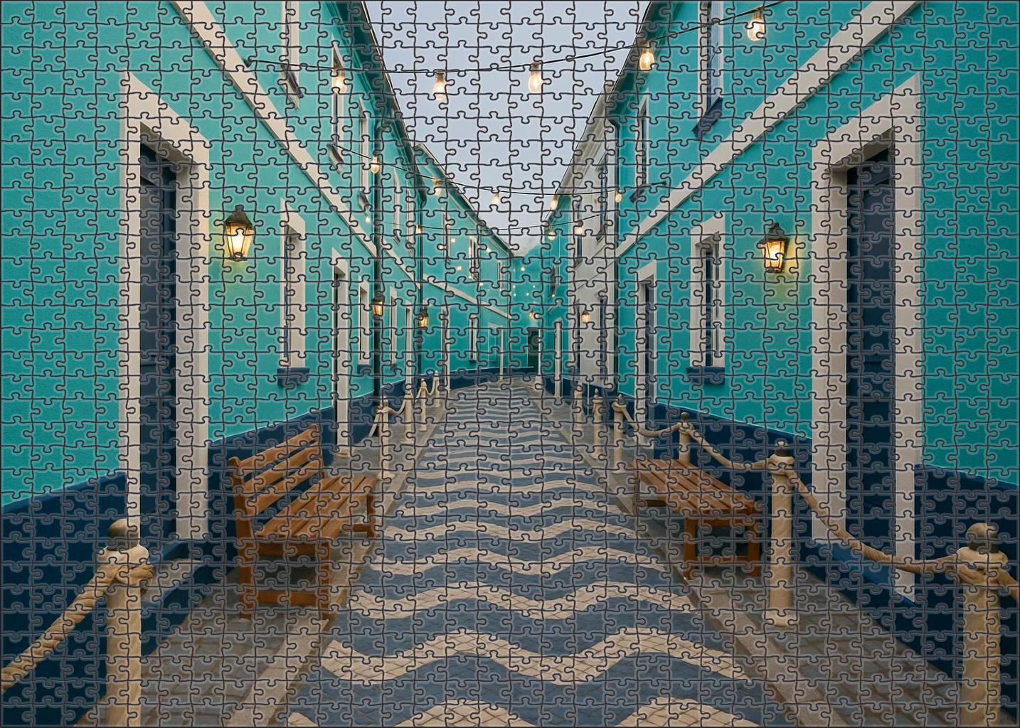 Turquoise Harbor Way Puzzle Fun