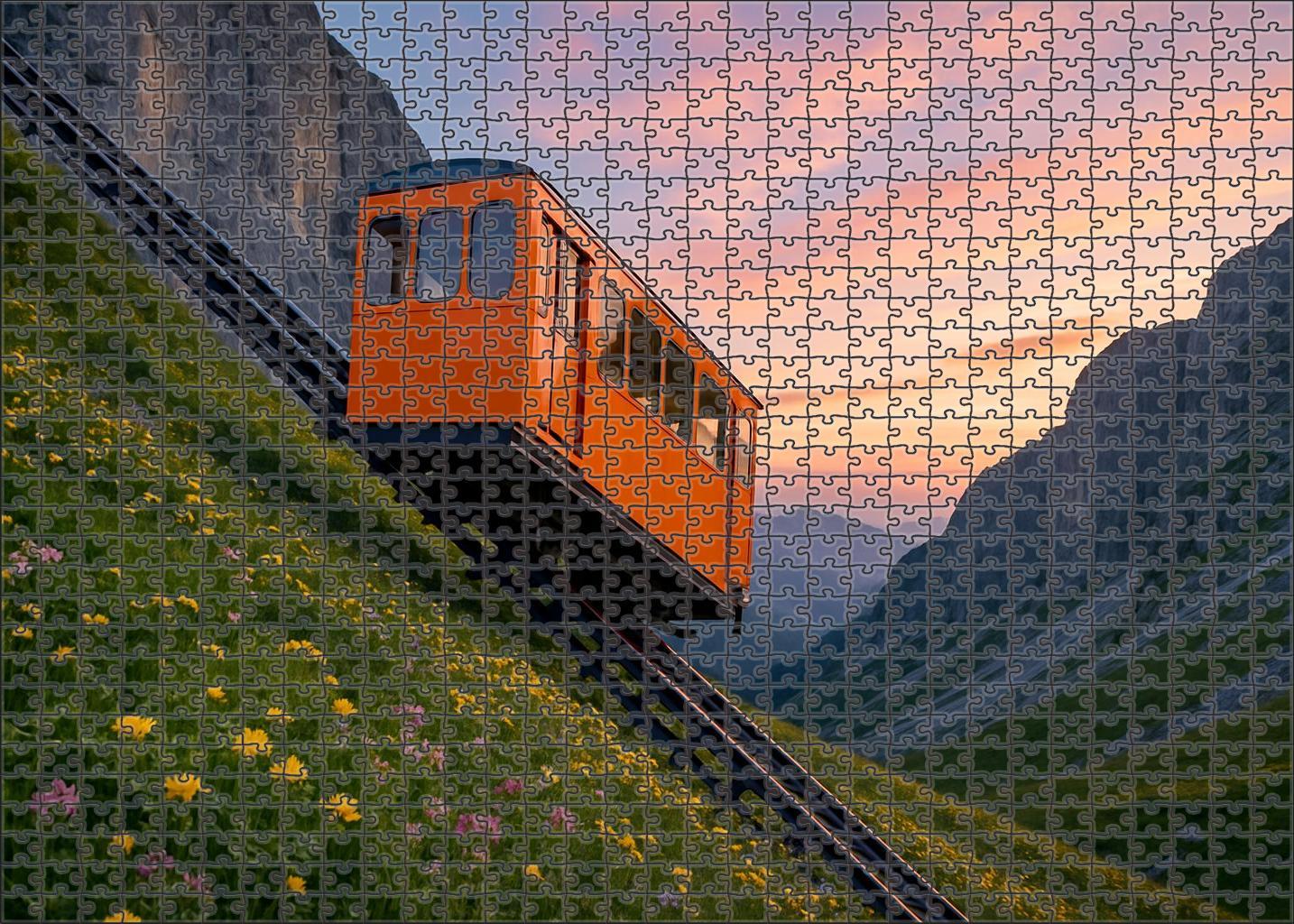 Sunrise Mountain Funicular 20 Piece Puzzle