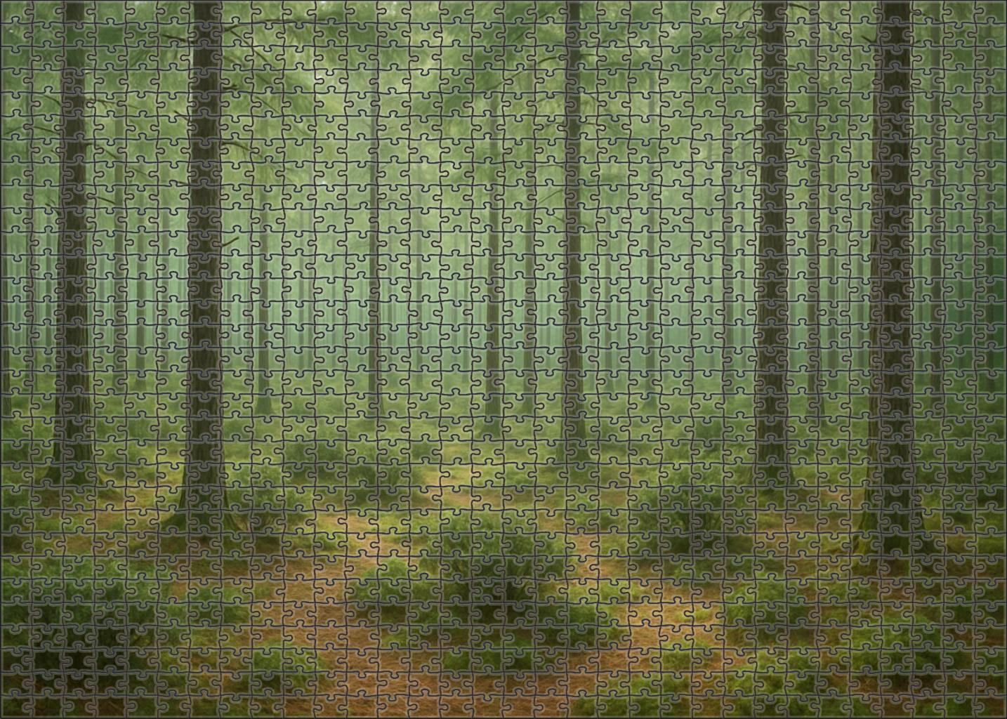 Silent Pine Veil Puzzle For Kids