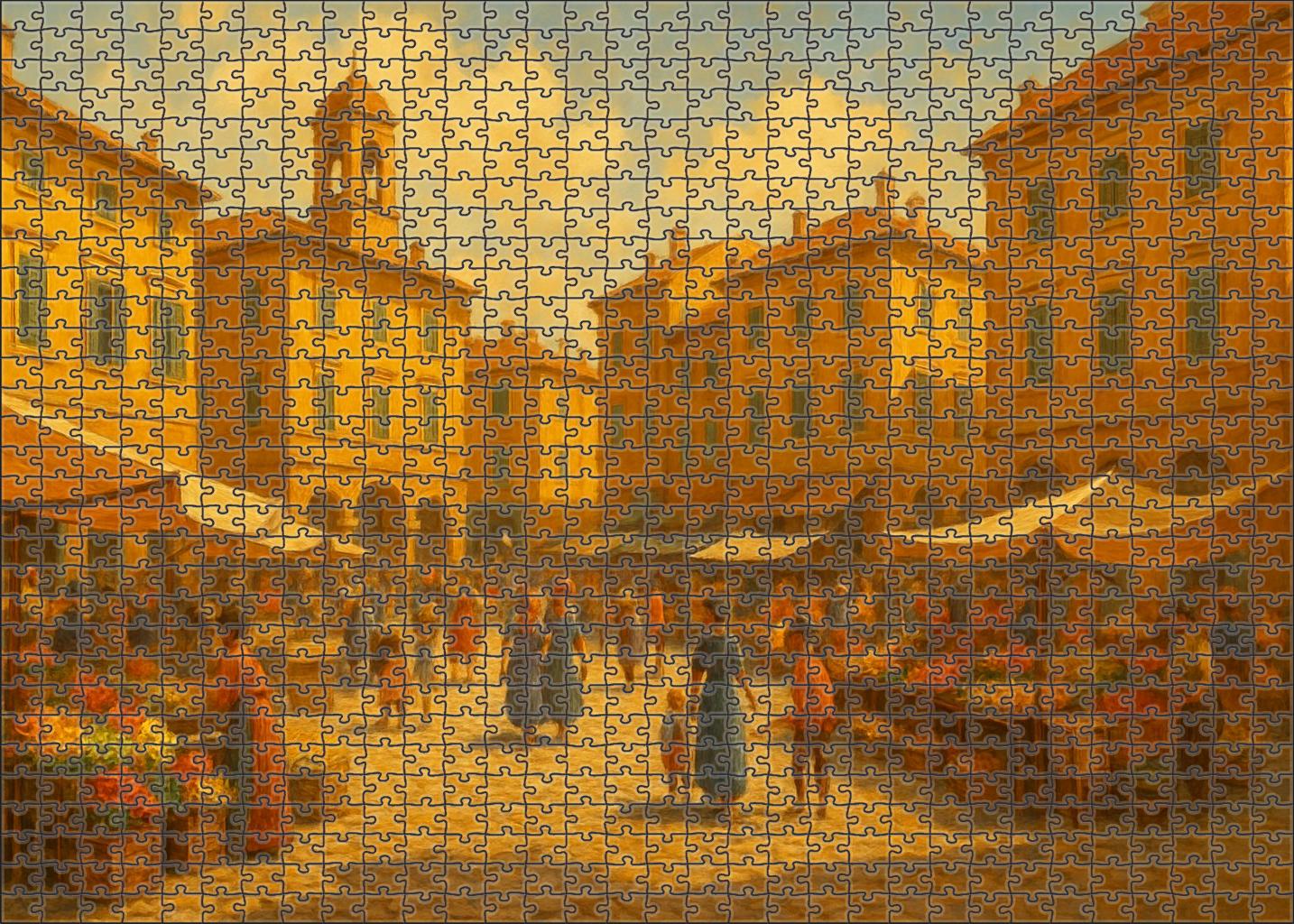 Amber Square 100 Piece Puzzle