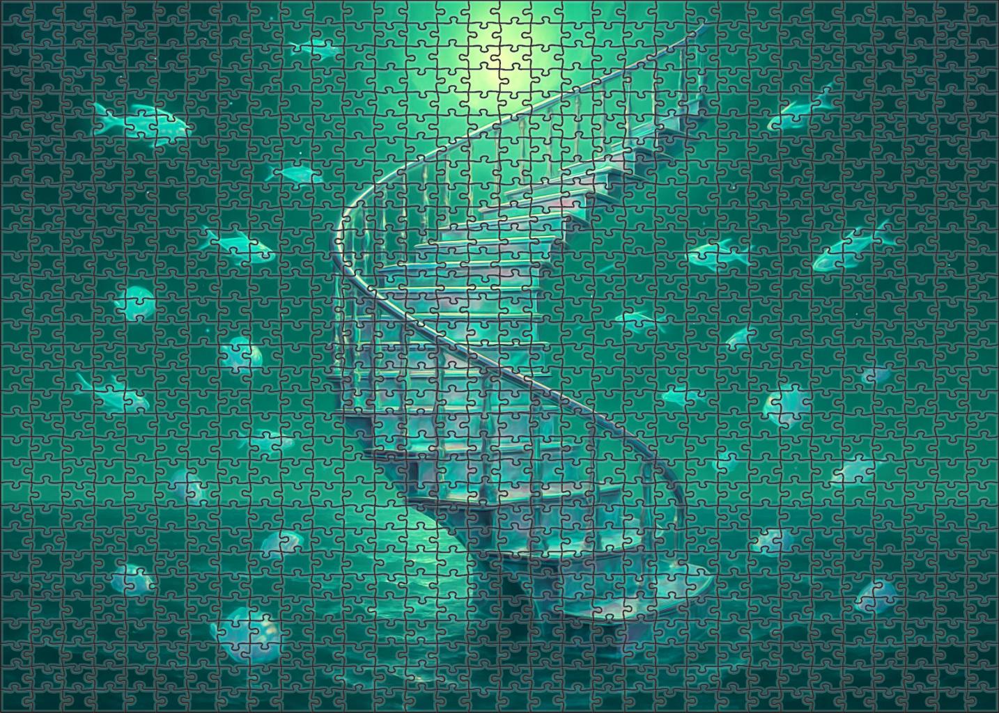 The Oceans Endless Spiral Staircase Puzzle Fun