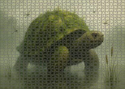 Mireback Tortoise Colossal Swamp Dweller With Verdant Armor Easy Puzzles