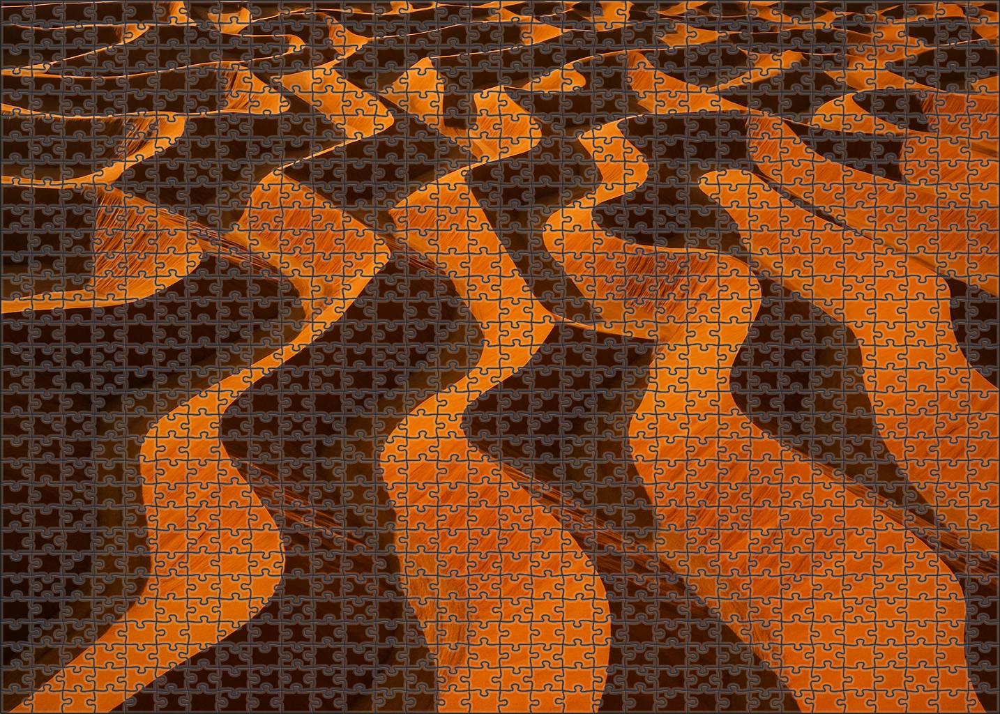 Saffron Dune Maze 200 Piece Puzzle