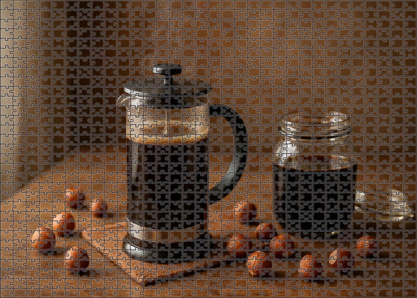 Nightfall Serenade Dark Roast Coffee With Toasted Hazelnut And Molasses Depth 50 Piece Puzzle