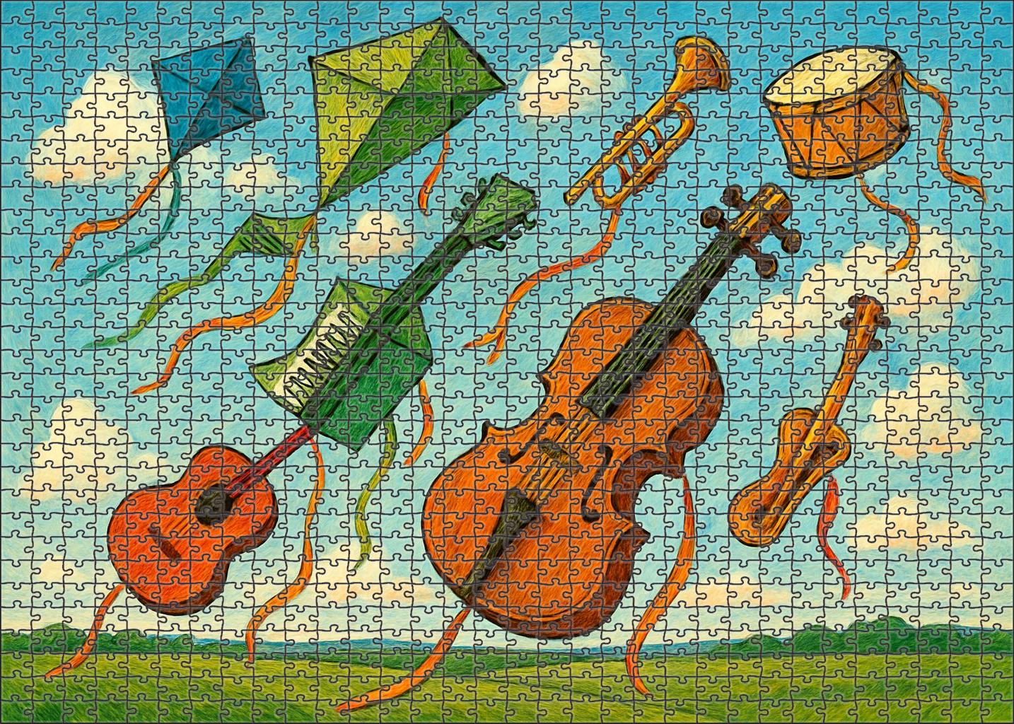 The Paper Kite Orchestra Custom Jigsaw Puzzle