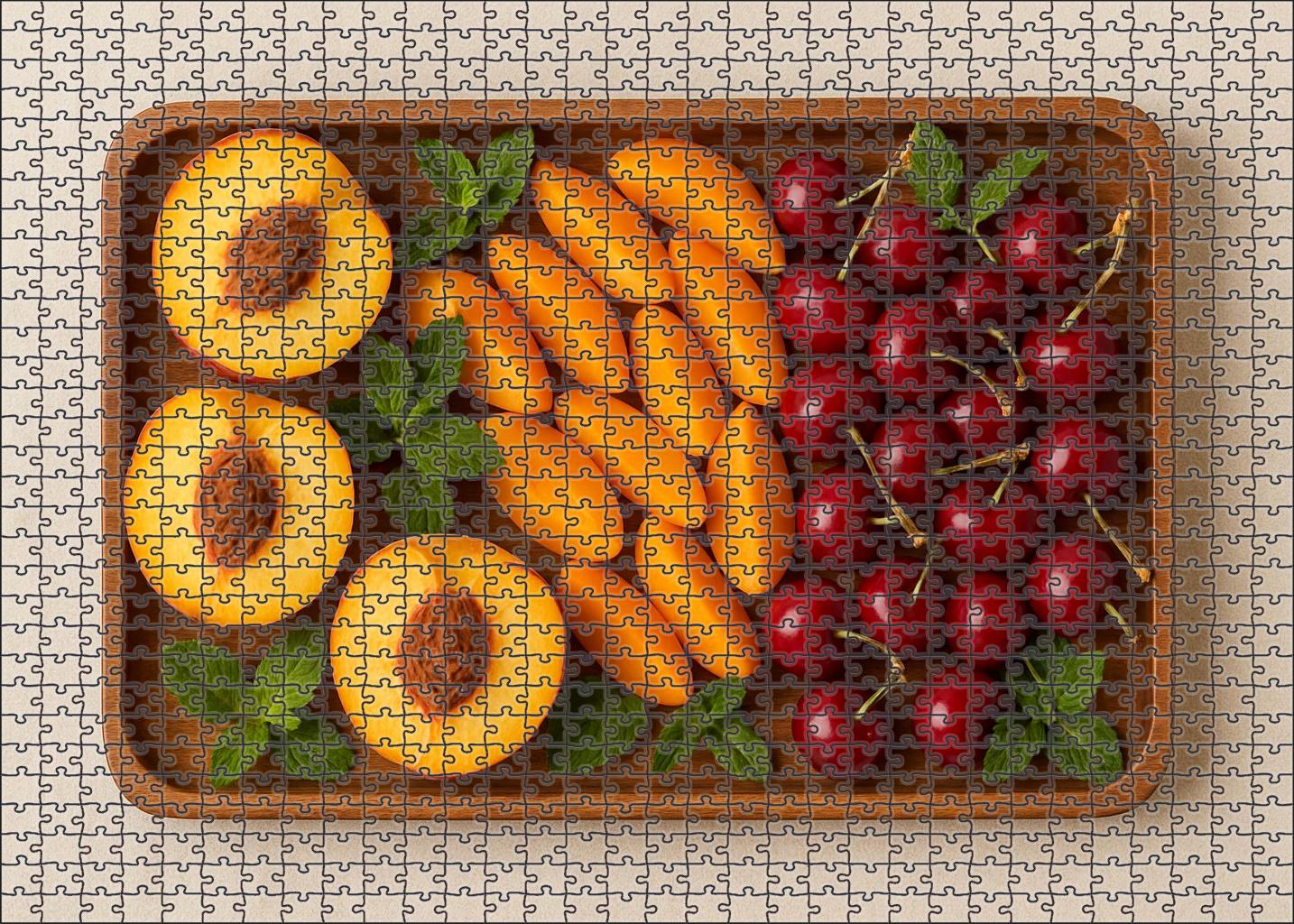 Summer Stone Fruit Display 20 Piece Puzzle