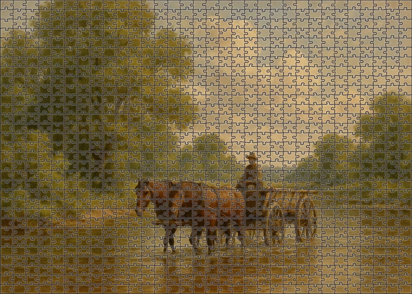 The Hay Wain Puzzle For Kids