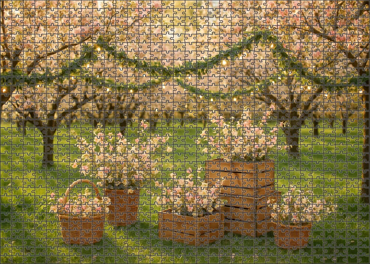 Blossoming Orchard Festivity 300 Piece Puzzle