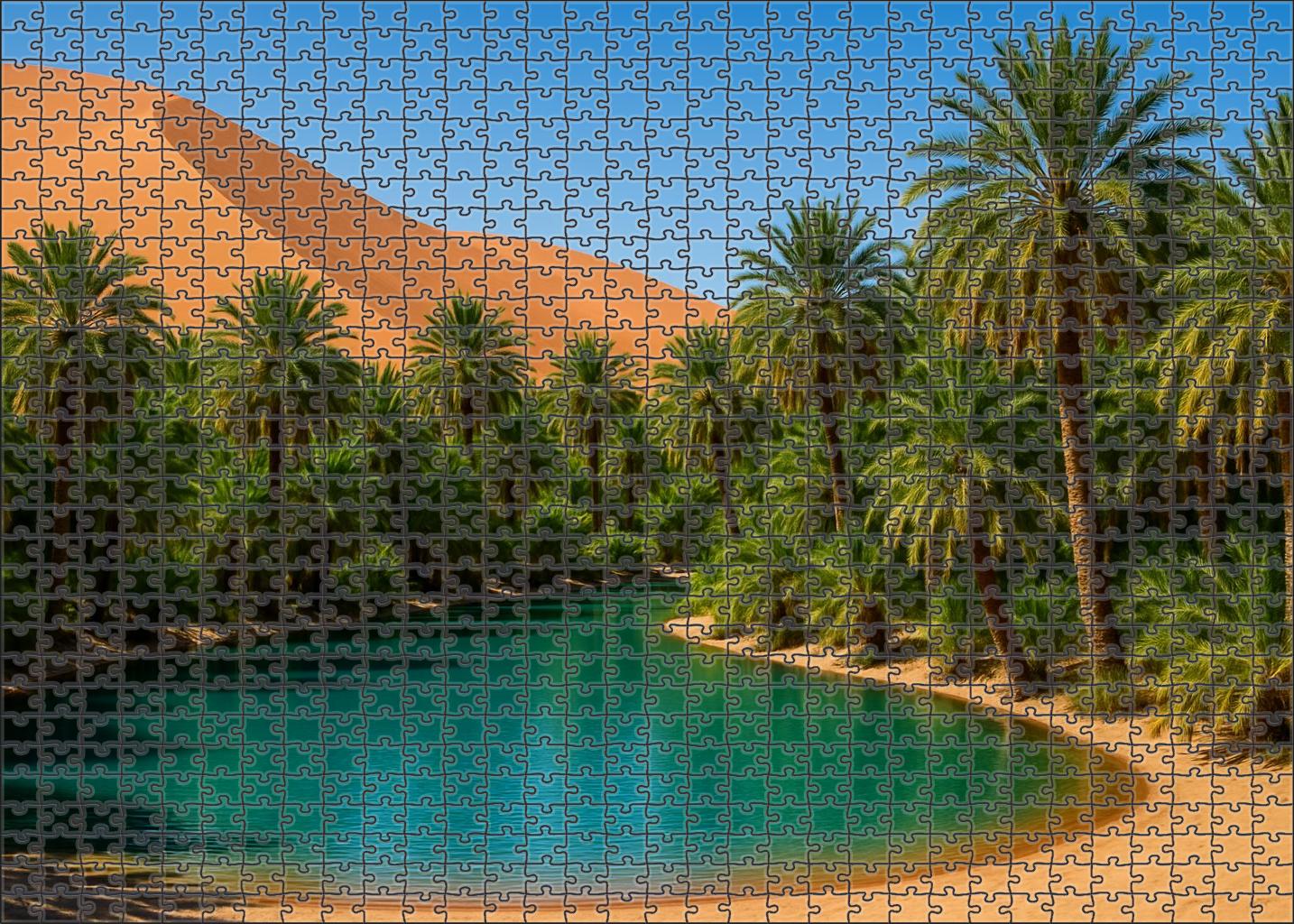 Golden Oasis Haven 300 Piece Puzzle