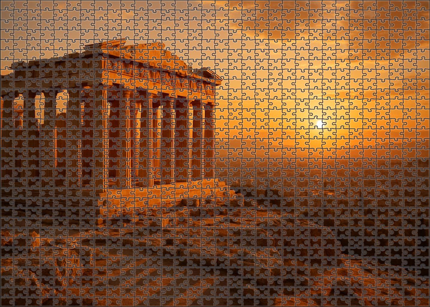 The Acropolis Of Athens Greece Esteemed By 8029 Globally As A Symbol Of Ancient Democracy And Philosophy Puzzle Fun