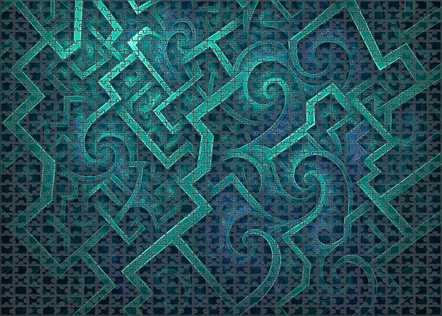 Fractal Labyrinth Of Thought 500 Piece Puzzle