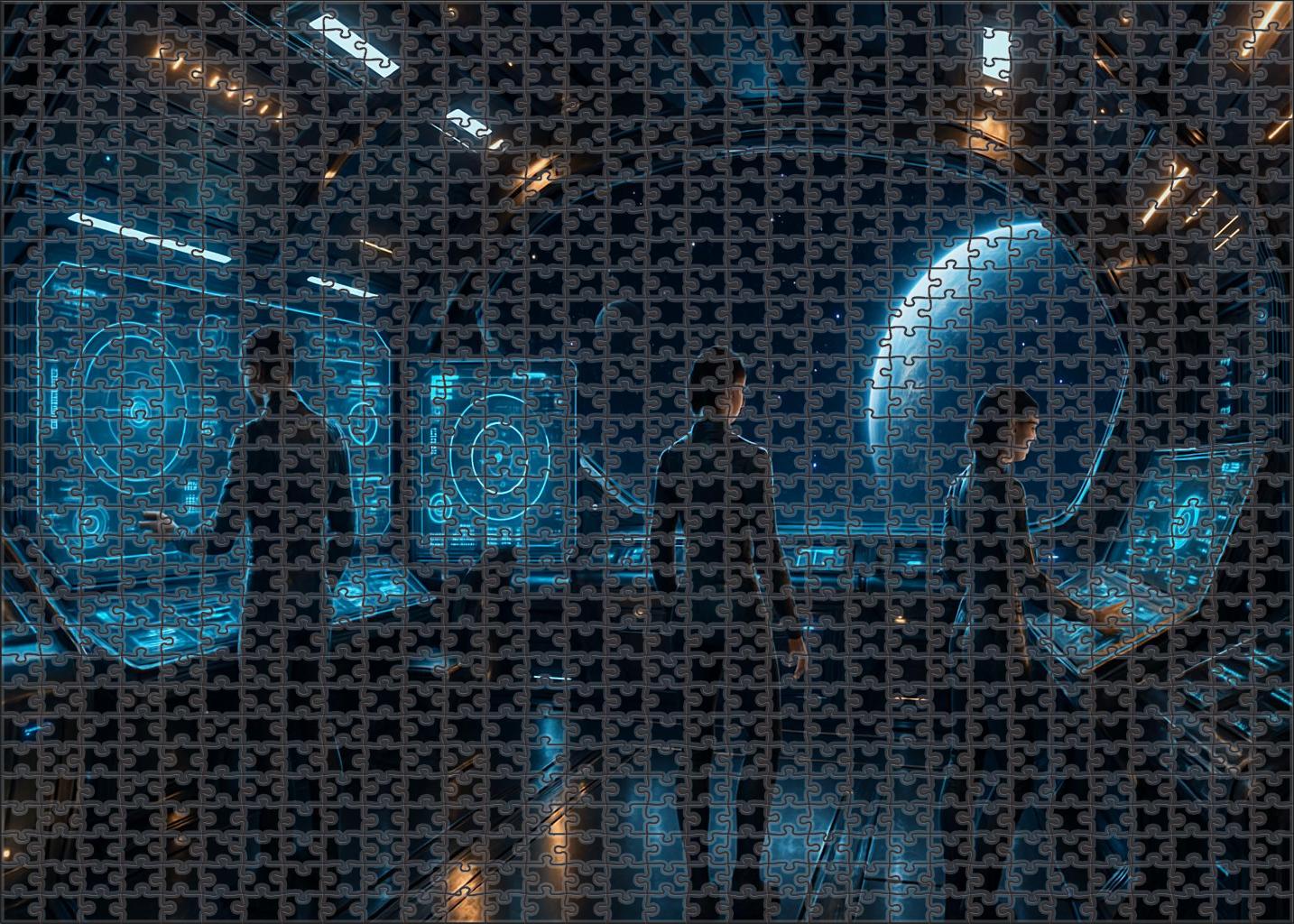 Retro Futurism Cinema Visionary Tales From Yesterdays Tomorrow Custom Jigsaw Puzzle