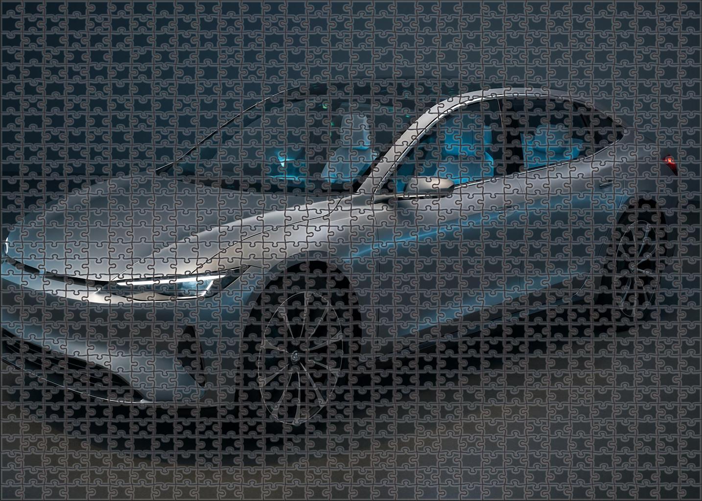 Zephyr Lx Concept Autonomous Electric Luxury Sedan 500 Piece Puzzle