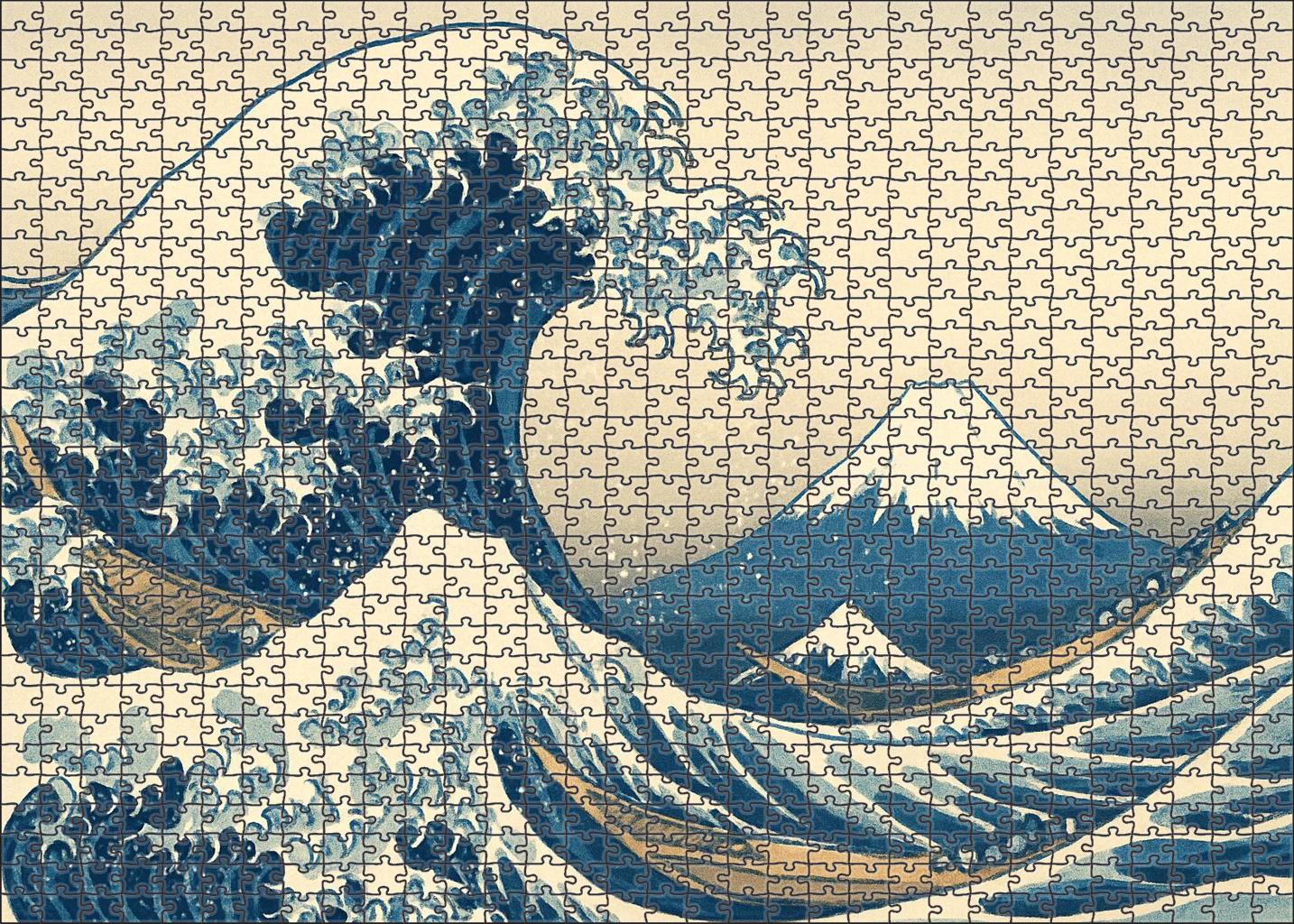 The Great Wave Off Kanagawa Large Format Puzzle