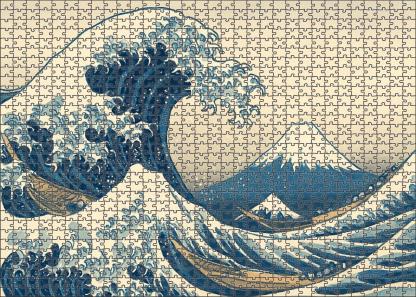 The Great Wave Off Kanagawa Large Format Puzzle