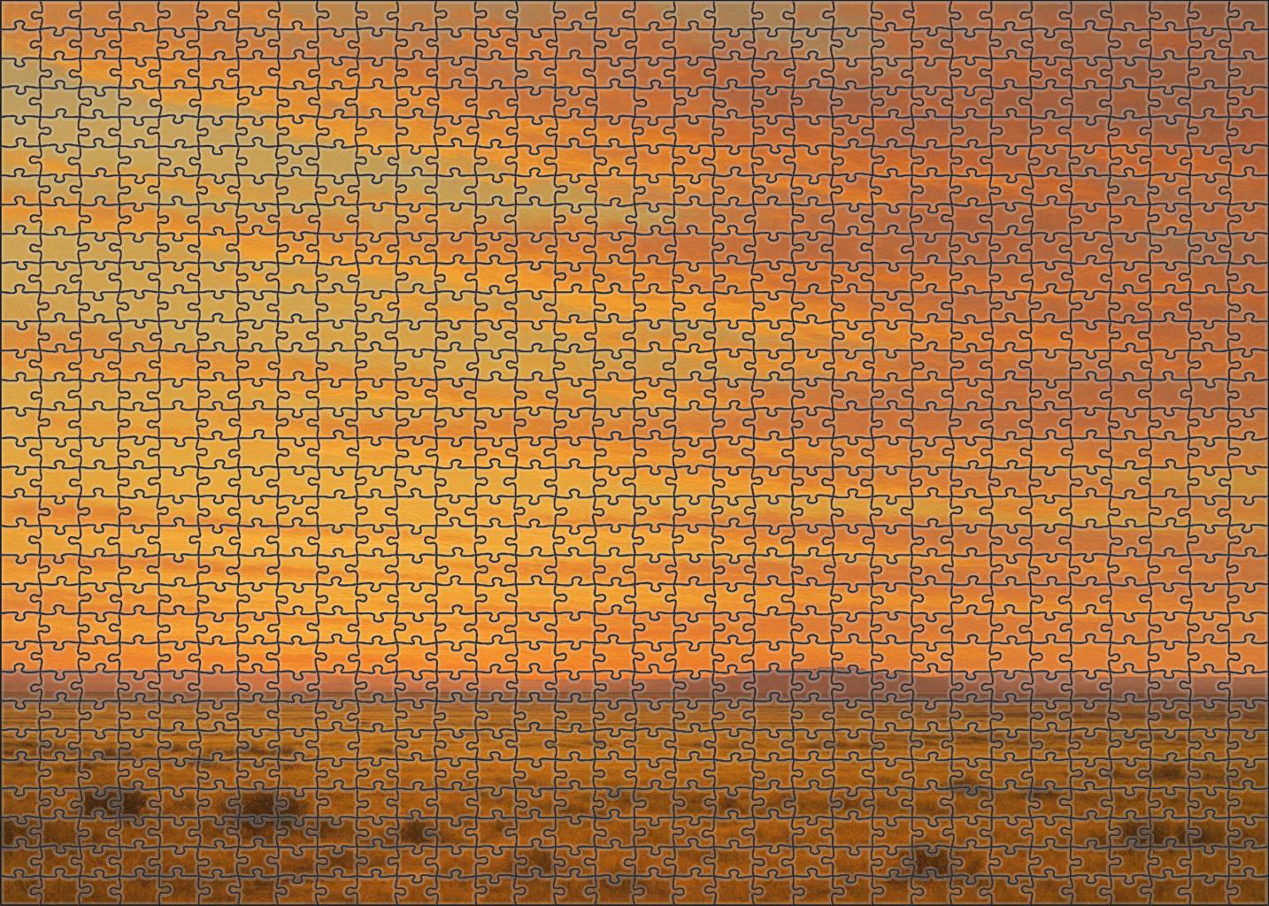 Sunset Citrine Tapestry Puzzle For Kids