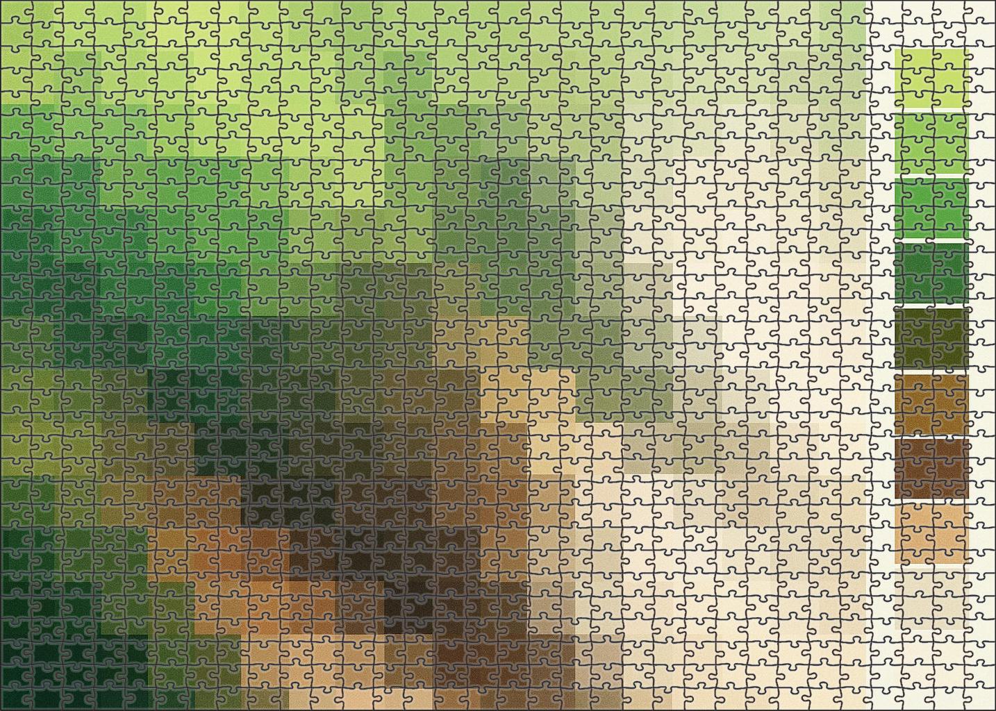 Digital Elevation Model Raster Visualization Easy Puzzles