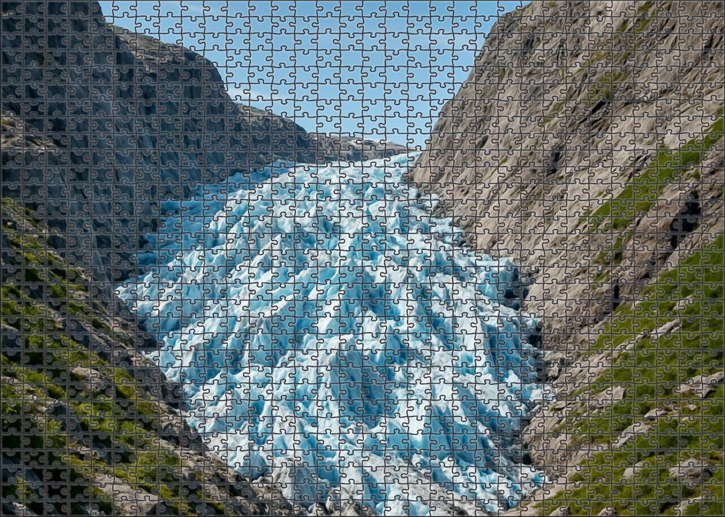 Crystal Icefall Ravine 300 Piece Puzzle
