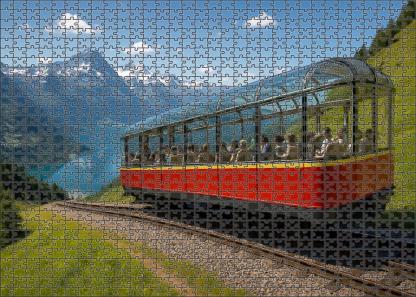 Crystal Vista Panorama Coach 300 Piece Puzzle