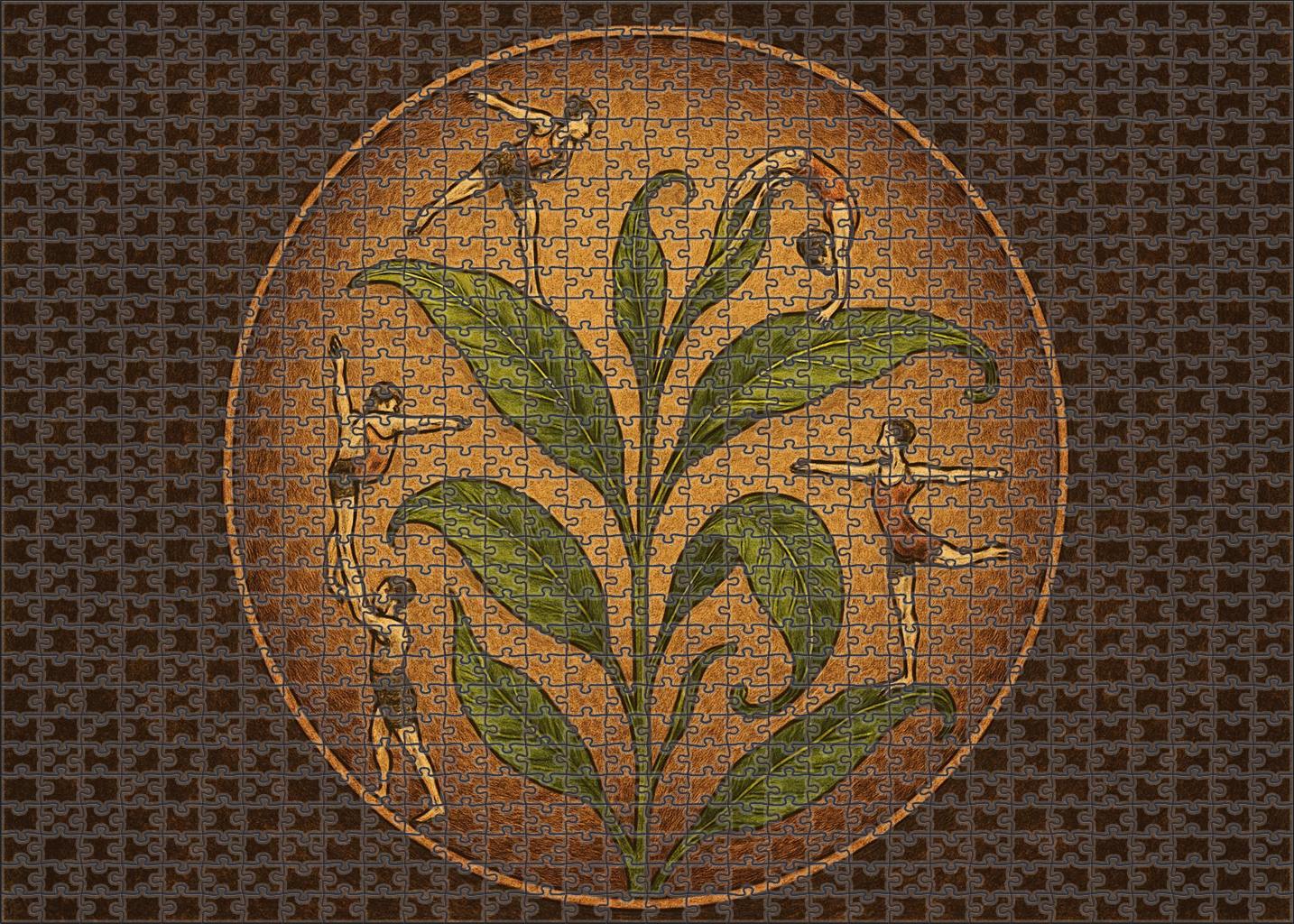 Whimsical Tea Leaf Circus 300 Piece Puzzle