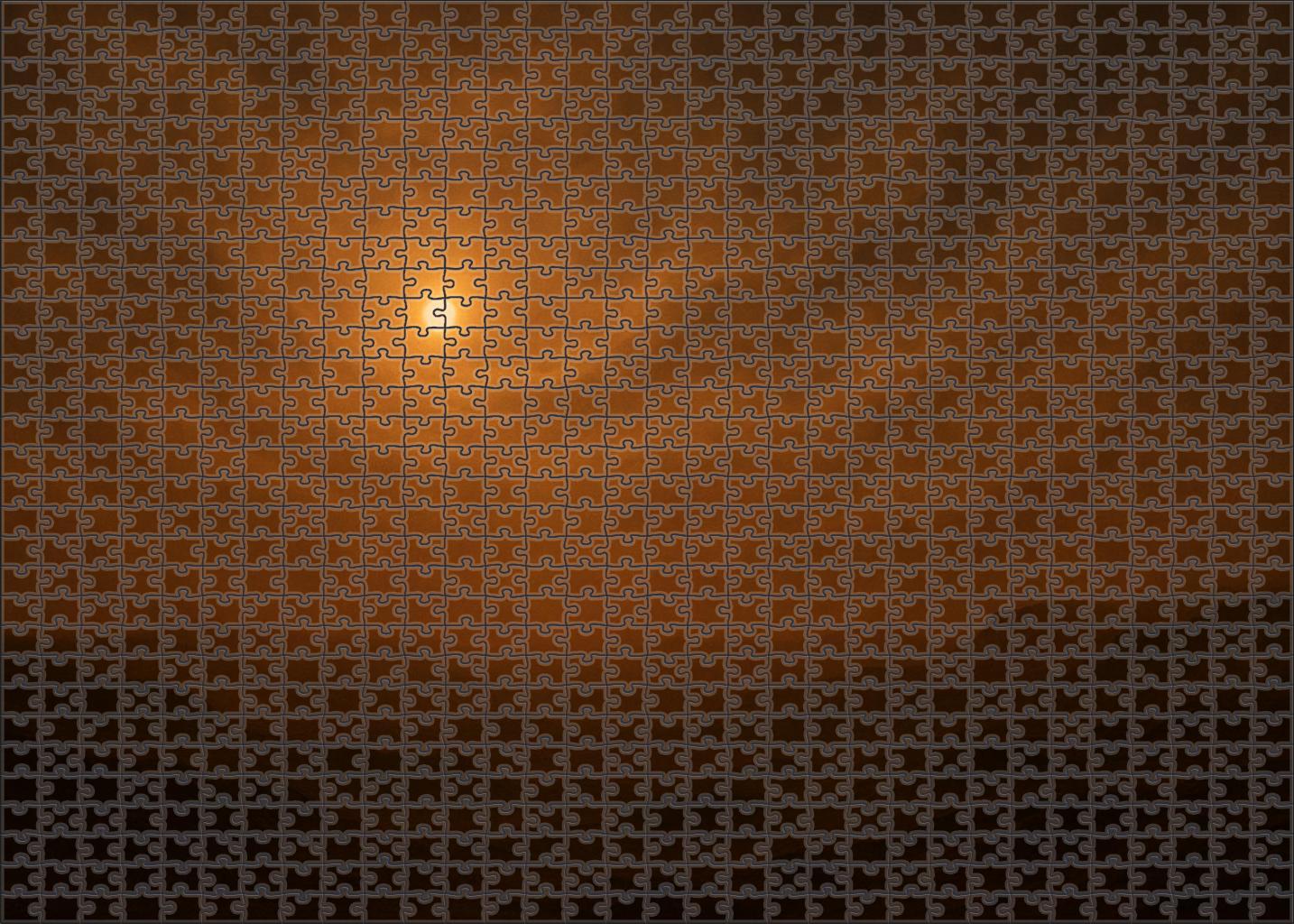 Twilight Dust Storm Horizon Puzzle Collection