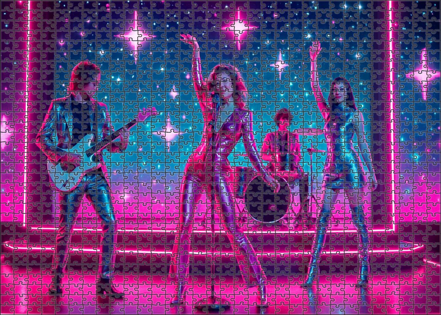 Synthpop Galaxy Cruise Vibrant Retro-futurism In Sound And Style Puzzle Challenge