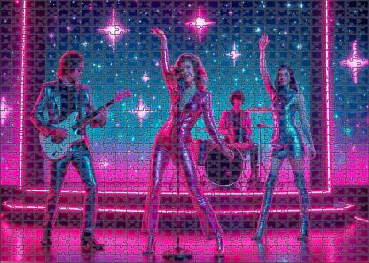 Synthpop Galaxy Cruise Vibrant Retro-futurism In Sound And Style Puzzle Challenge