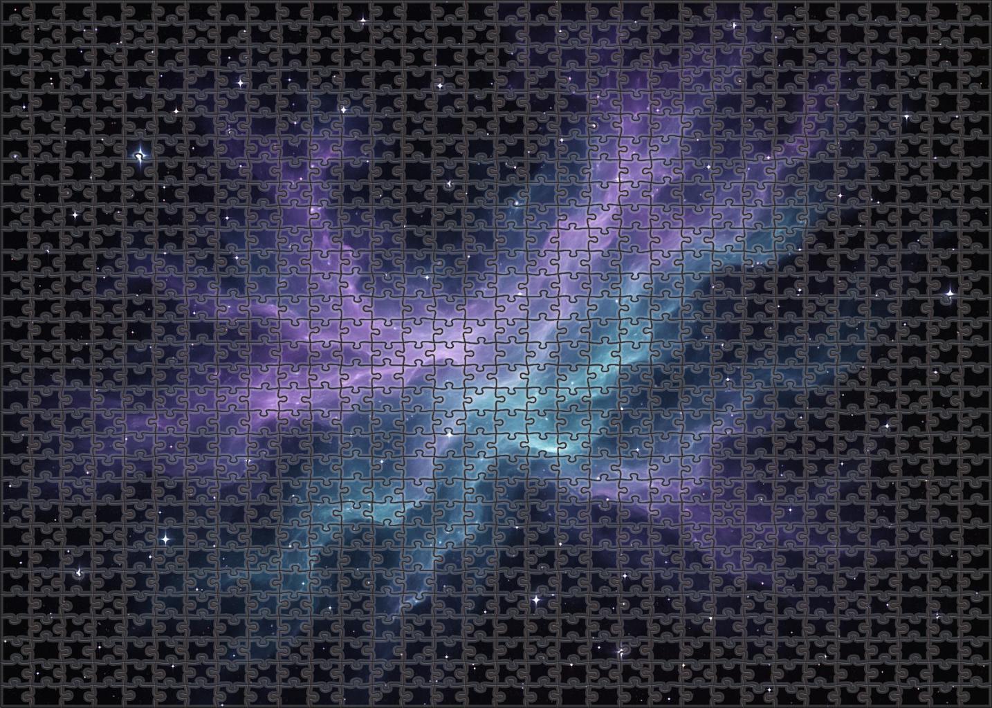 Ethereal Wavefront Nebula 100 Piece Puzzle