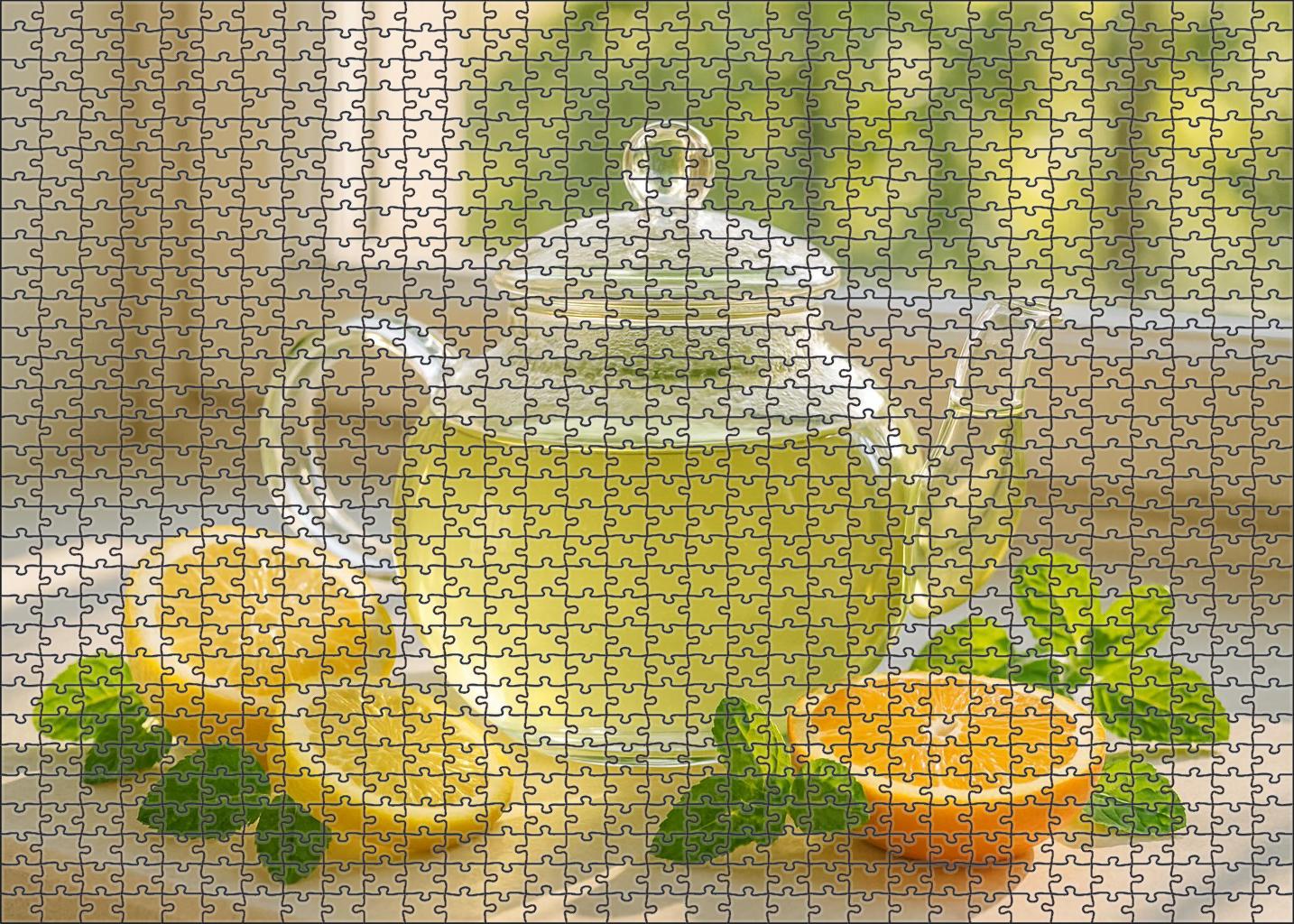 Citrus Garden Green Puzzle For Kids