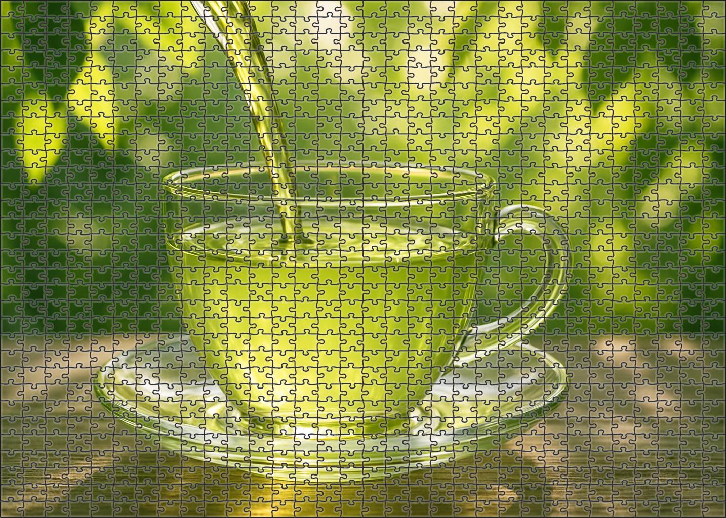 Golden Horizon Green Tea Puzzle Fun