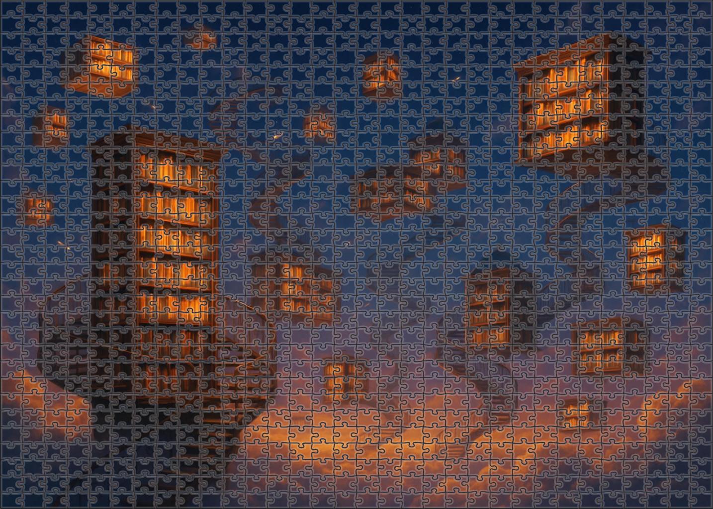 The Floating Archive 500 Piece Puzzle